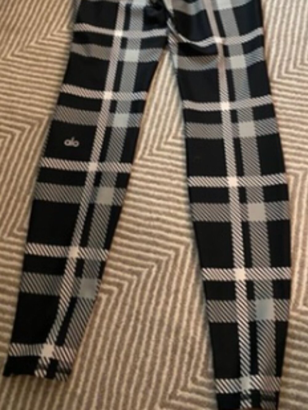 ALO Yoga Airlift Magnified Plaid High-Waist Leggings | Size S - Picture 13 of 13